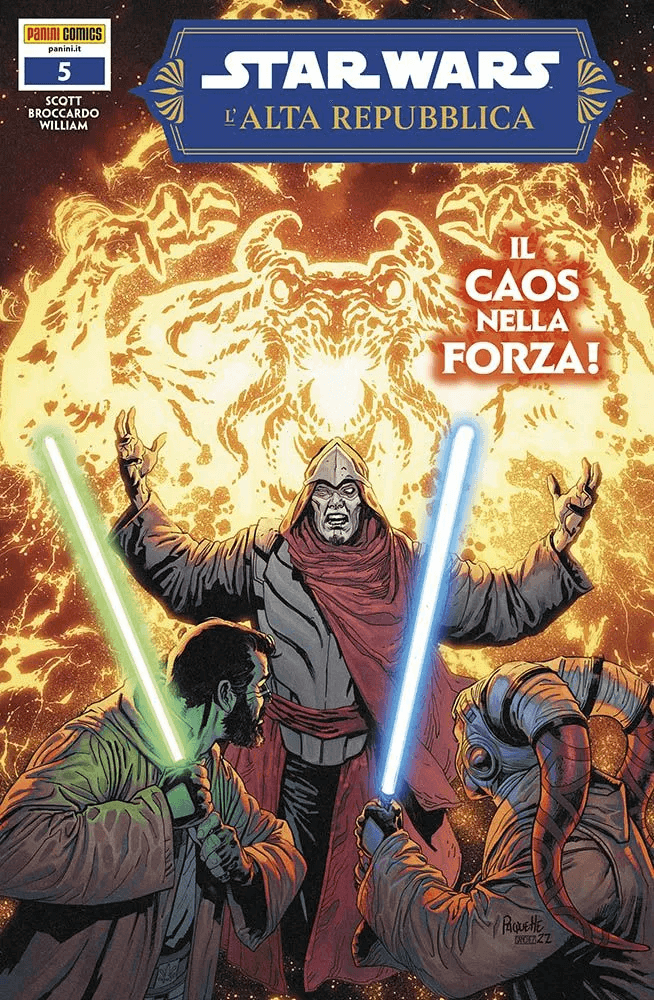 Numéros Panini Comics du 20 juillet 2023Star Wars : La Haute République 5, parmi les...
