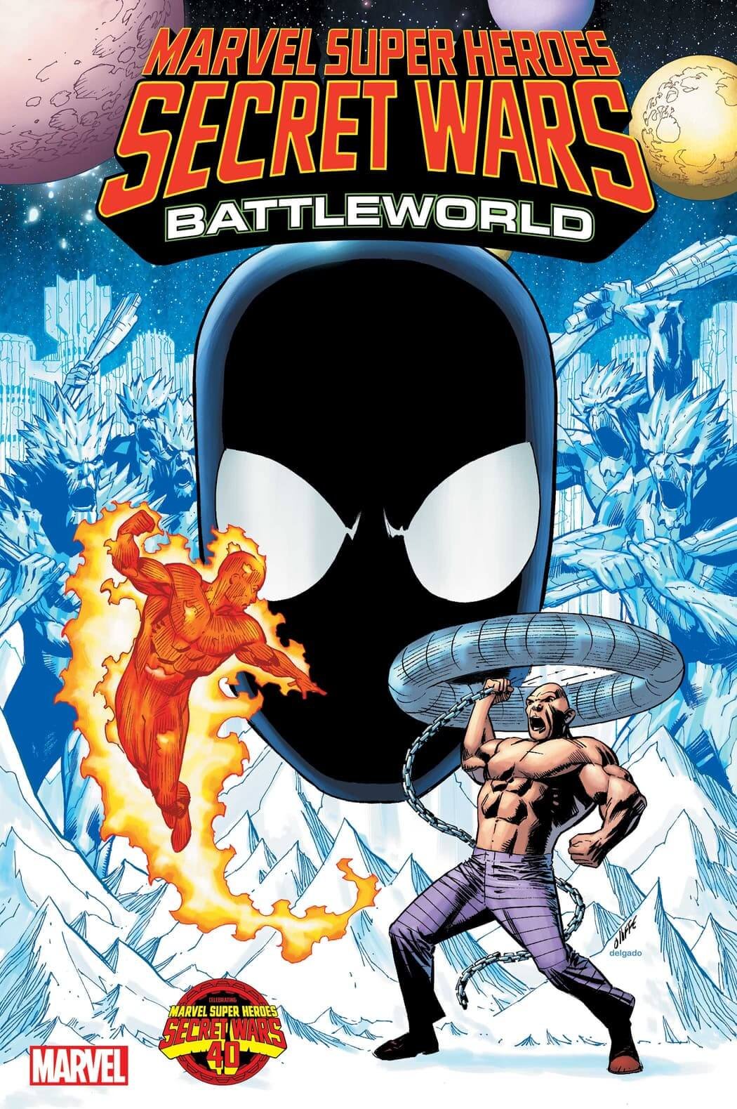 Variant cover di Marvel Super Heroes Secret Wars: Battleworld 1 di Pat Olliffe