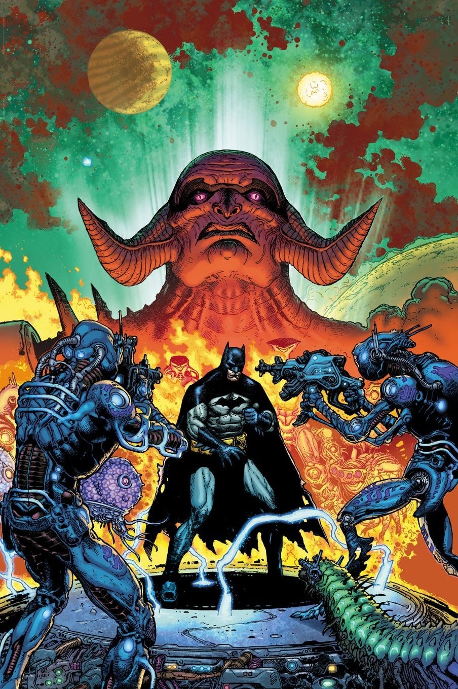 Cover di Doug Mahnke di Batman: Off-World 1 di Jason Aaron