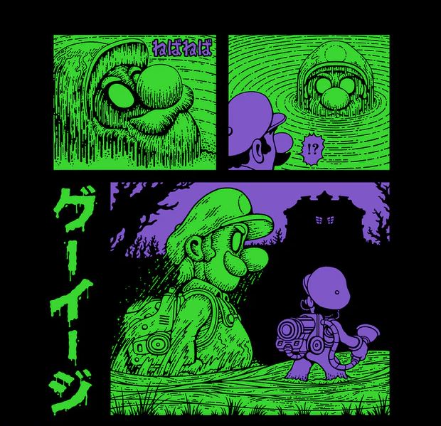 Junji Ito e il macabro crossover con Luigi’s Mansion preview