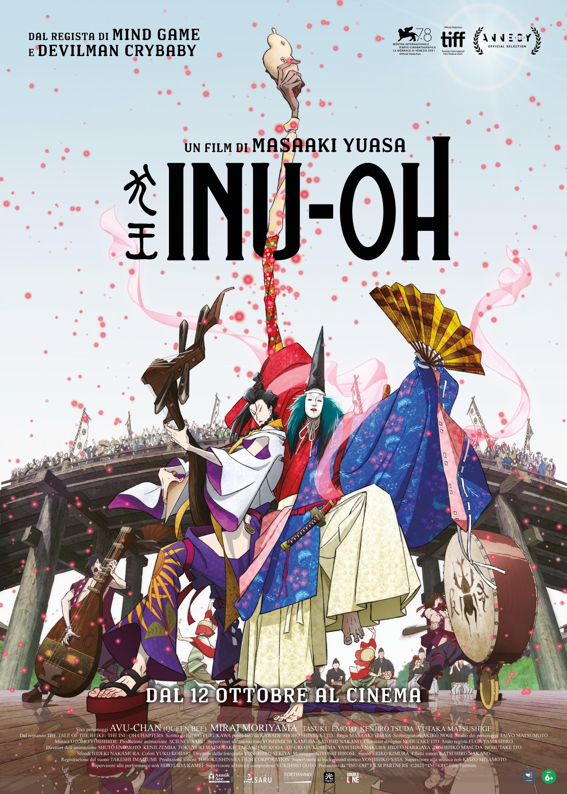 Affiche d'Inu-Oh avec date de sortie