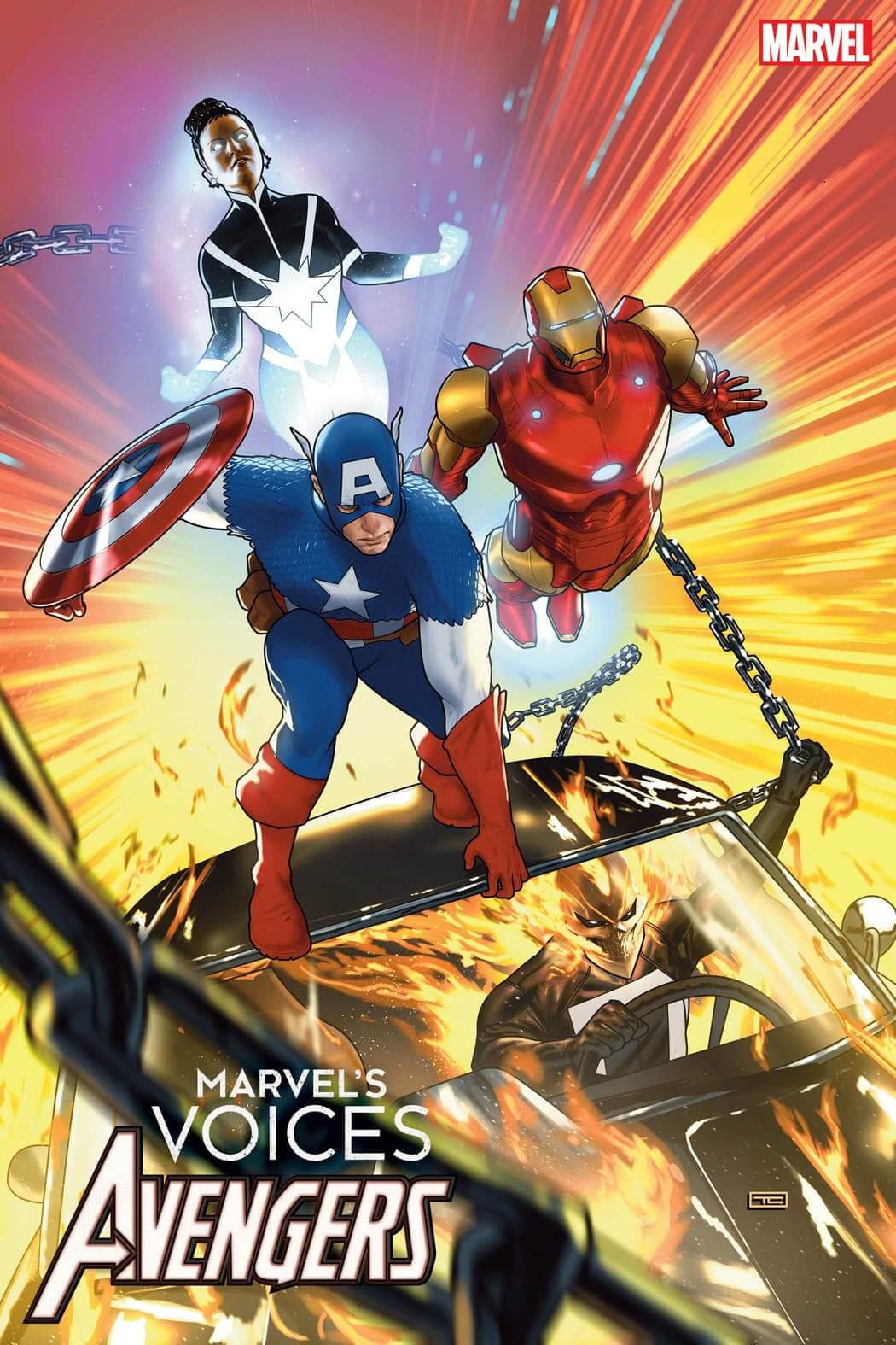Couverture de Marvel's Voices : Avengers par Taurin Clarke