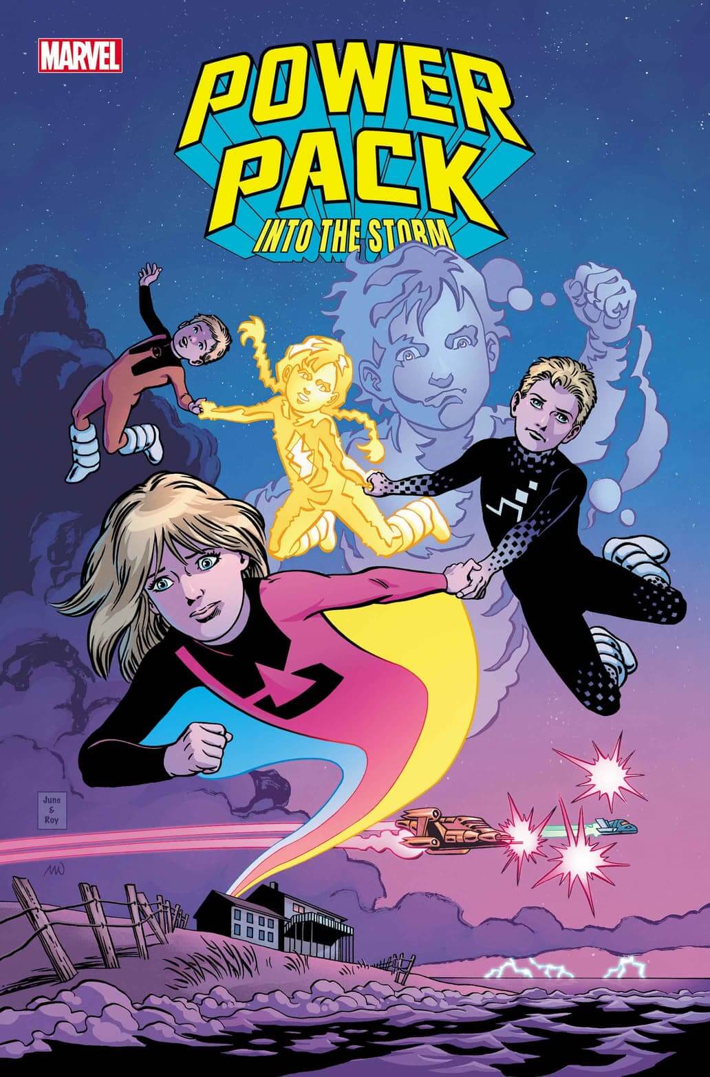 Cover di Power Pack: Into the Storm 1 di June Brigman