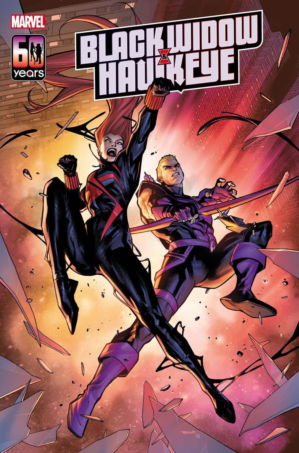 Cover di Black Widow & Hawkeye 1 di Stephen Segovia 