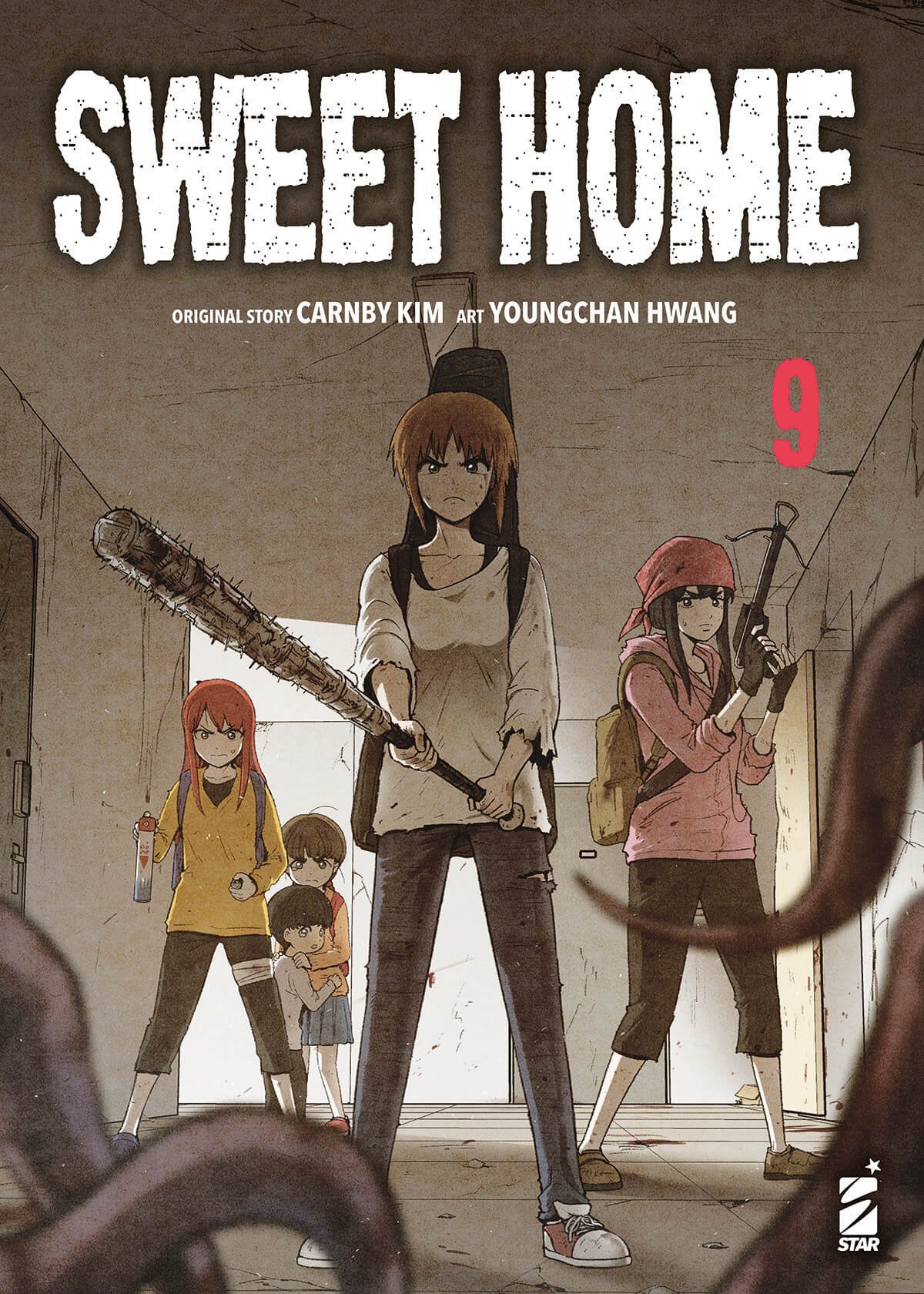 Sweet Home 9, parmi les sorties mangas de Star Comics du 22 novembre 2023.