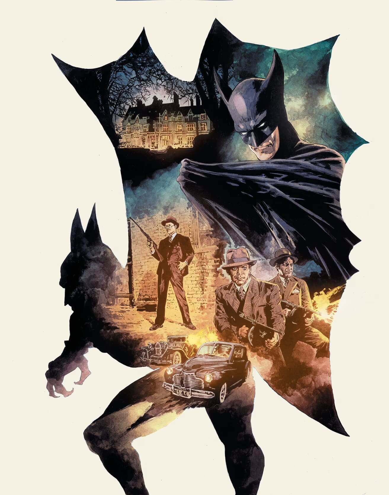 Cover di The Bat-Man: First Knight 1 di Mike Perkins