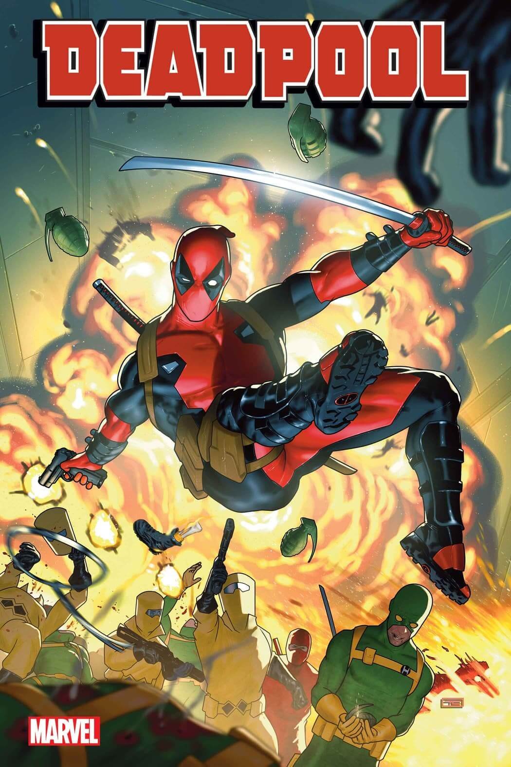 Cover di Deadpool 1 (la nuova serie di Ziglar e Antônio) di Taurin Clark