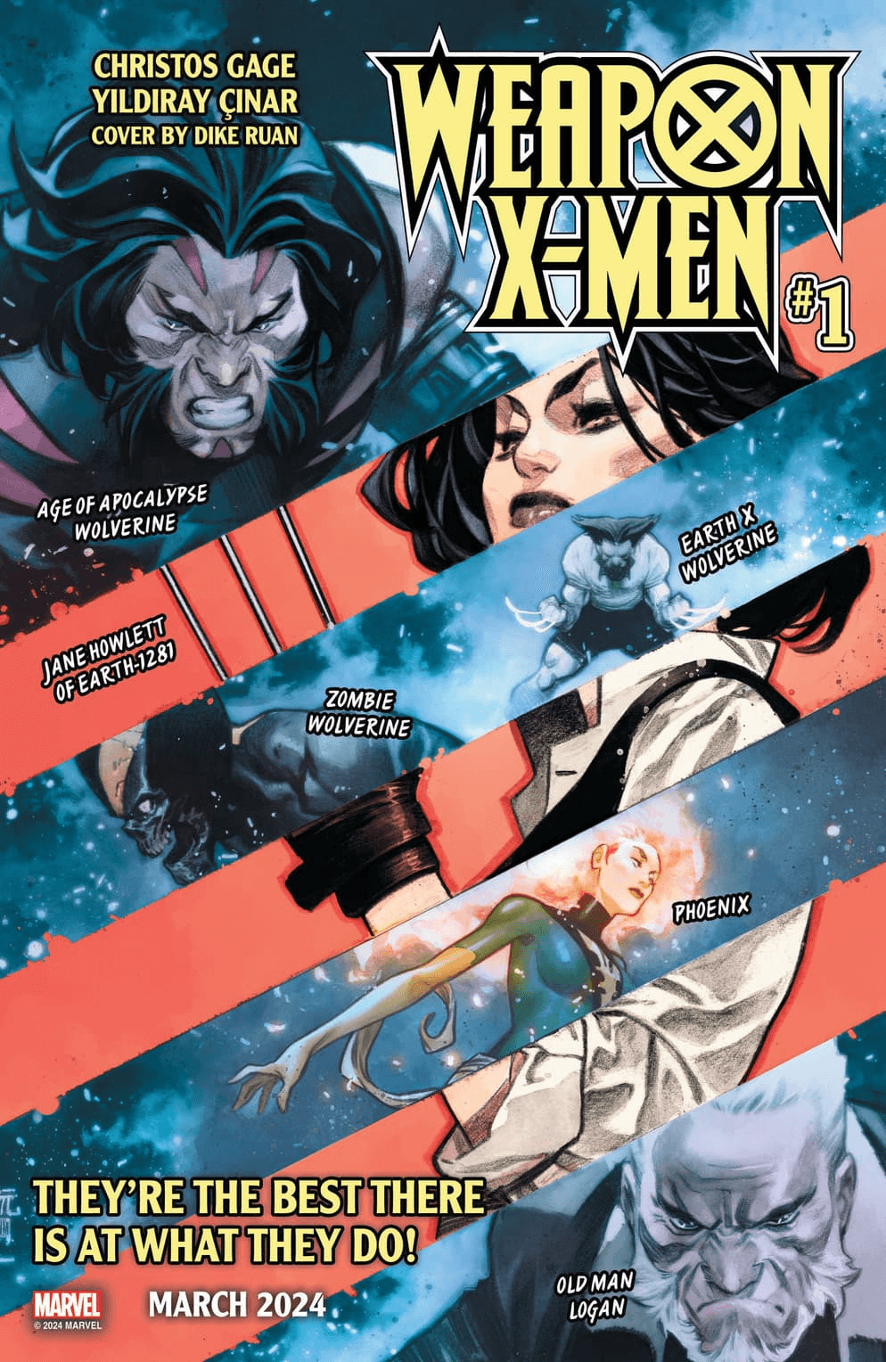 Cover di Weapon X-Men 1 di Dike Ruan