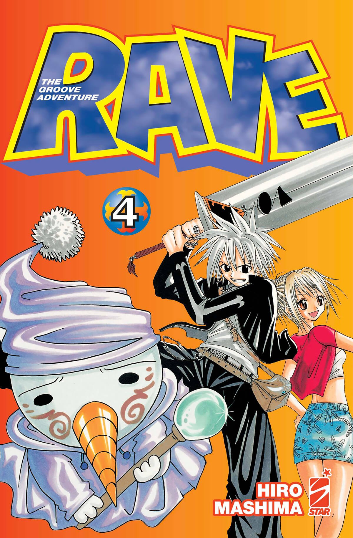 Rave - The Groove Adventure New Edition 4, parmi les sorties mangas Star Comics du 9 janvier 2024.