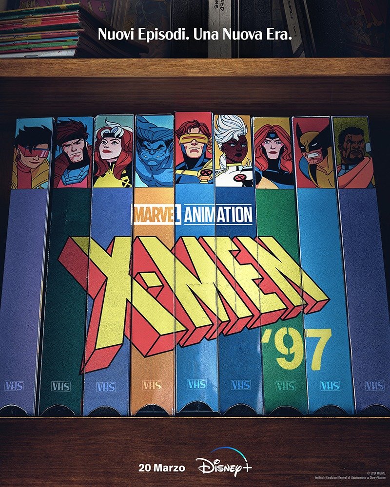 Il poster ufficiale di X-Men '97, dal 20 marzo su Disney+
