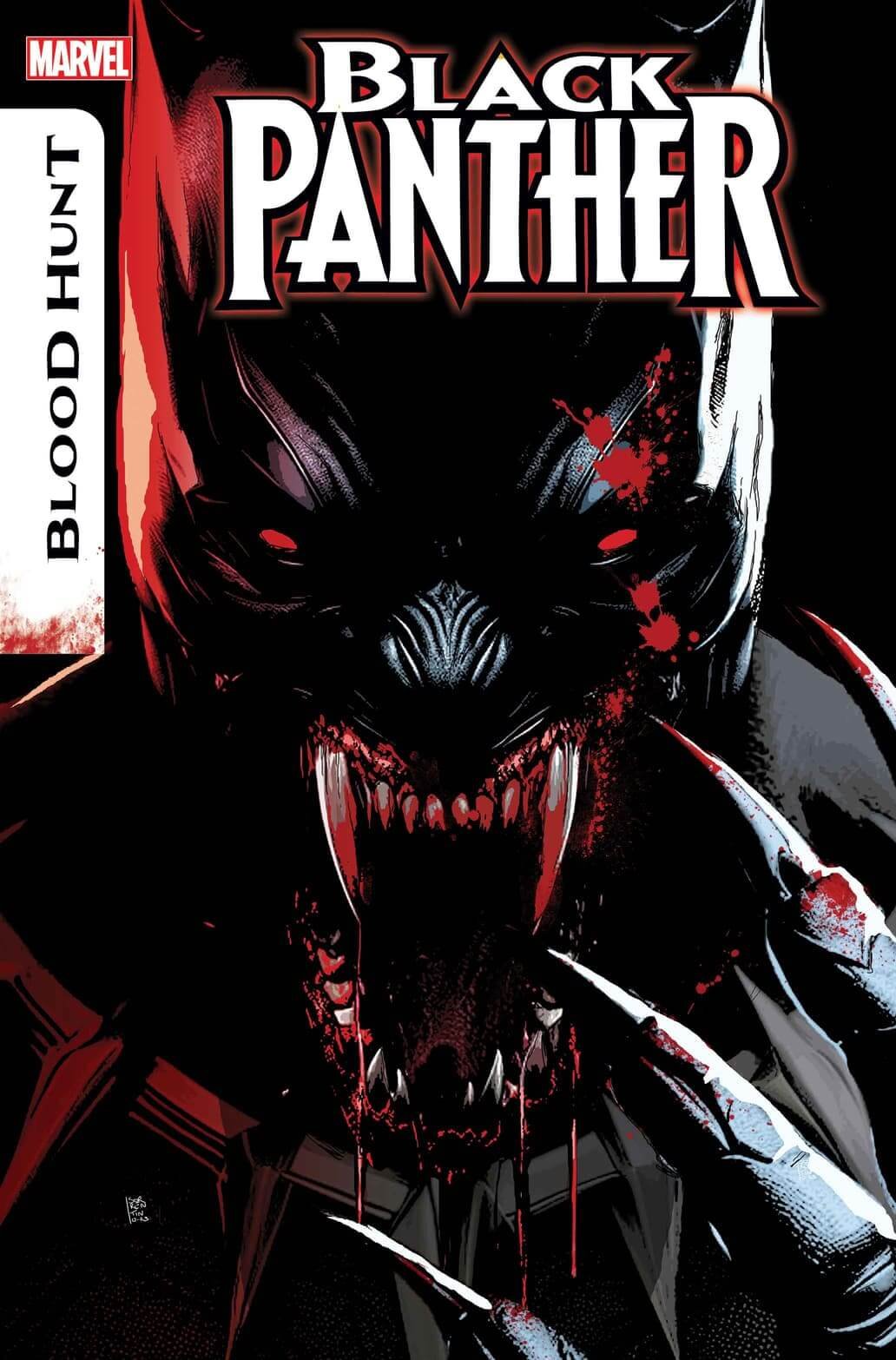 Couverture de Black Panther : Blood Hunt 1 par Andrea Sorrentino