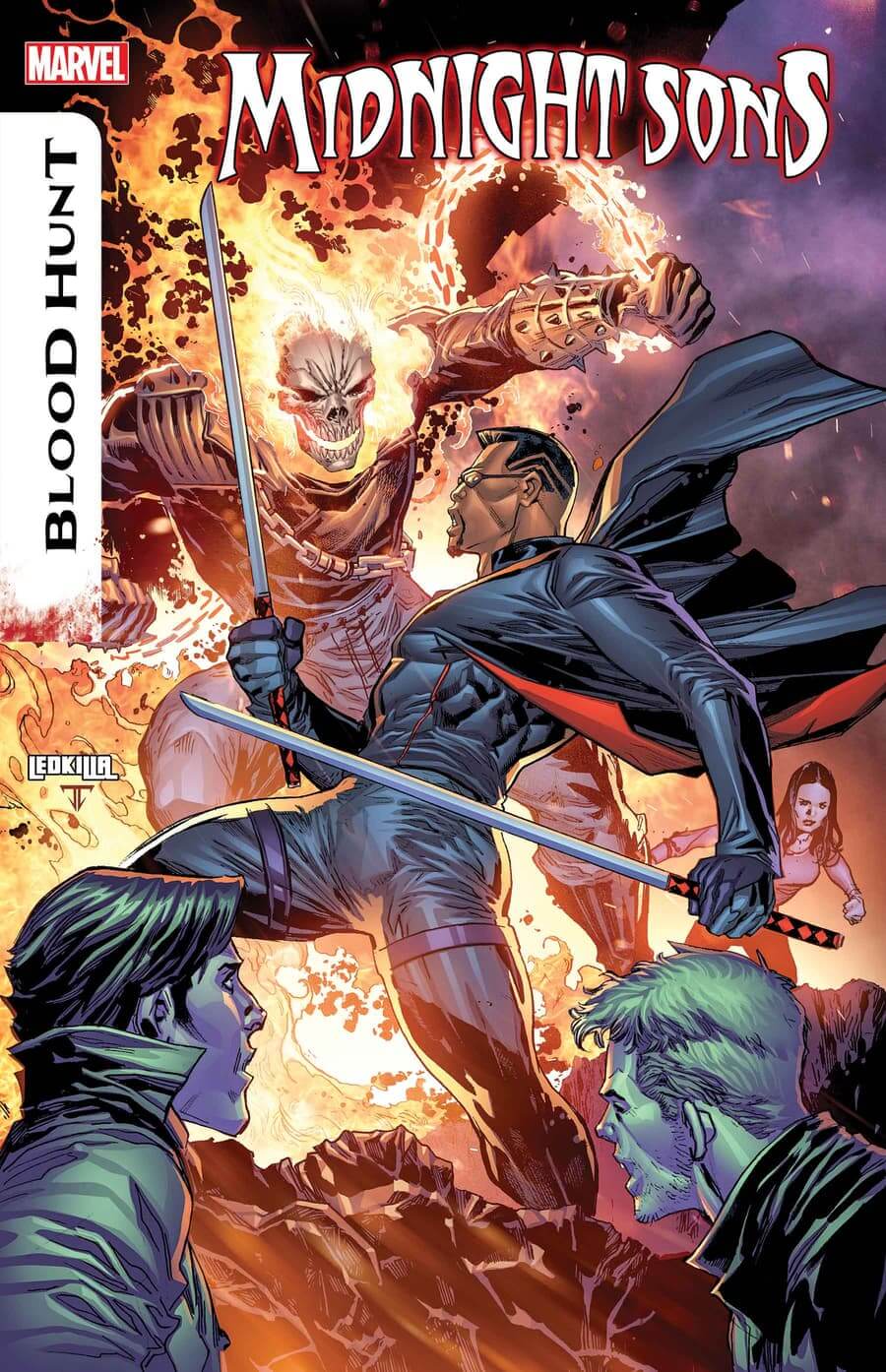 Cover di Midnight Sons: Blood Hunt 1 di Ken Lashley
