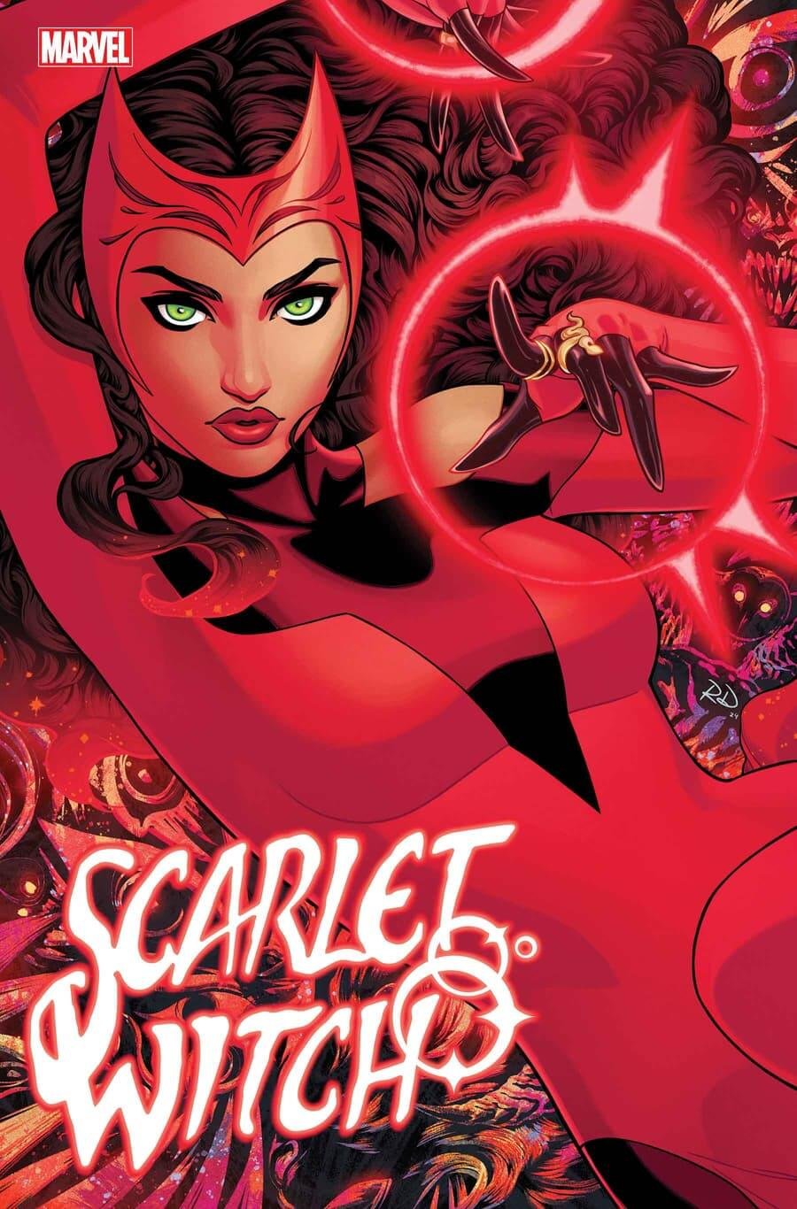 Couverture de Scarlet Witch 1 par Russell Dauterman