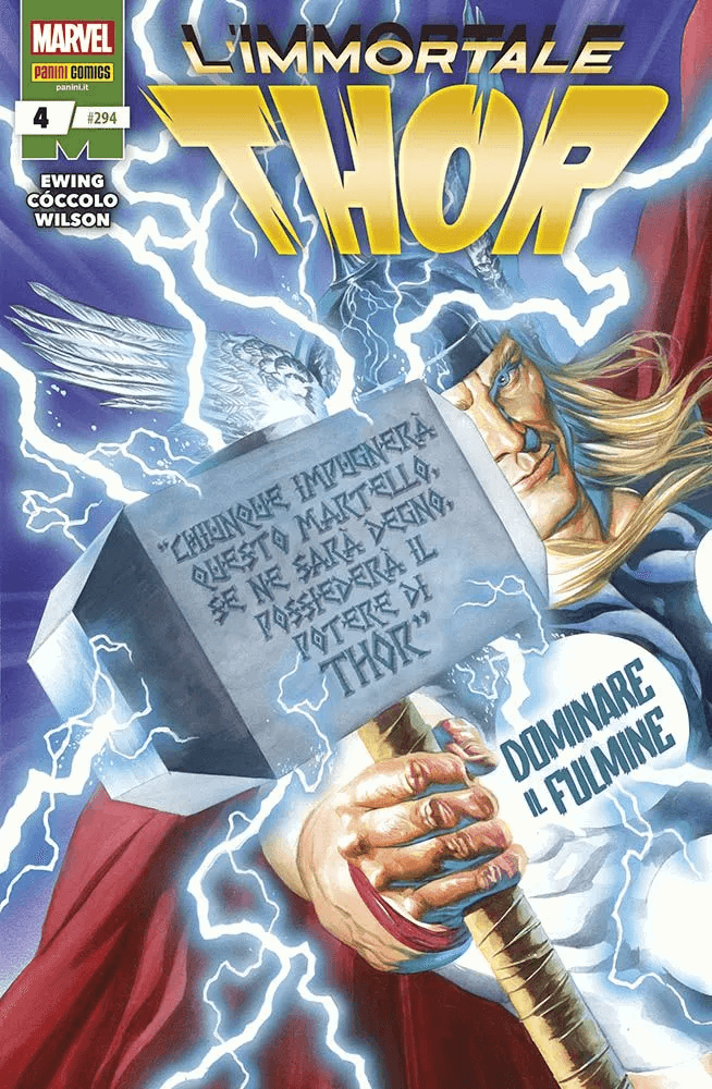 L'Immortale Thor 4, tra le uscite Marvel Panini del 14 marzo 2024