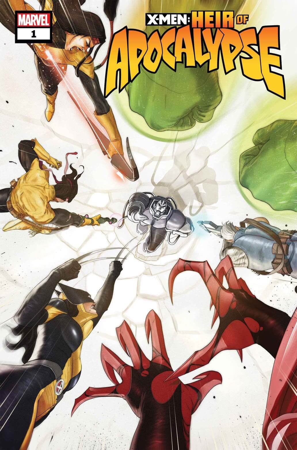 Couverture de X-Men : L'Héritier d'Apocalypse 1 par Dotun Akande