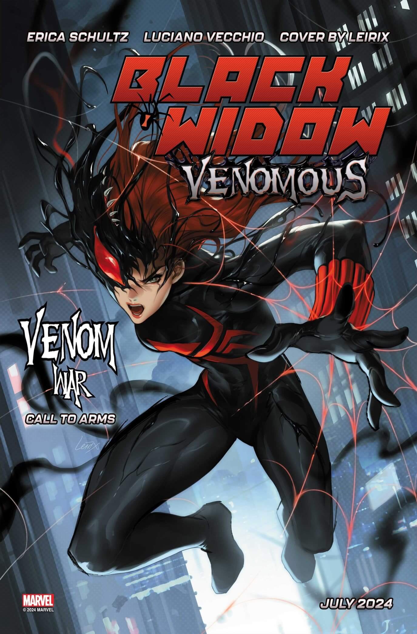 Couverture de Black Widow : Venomous par Leirix