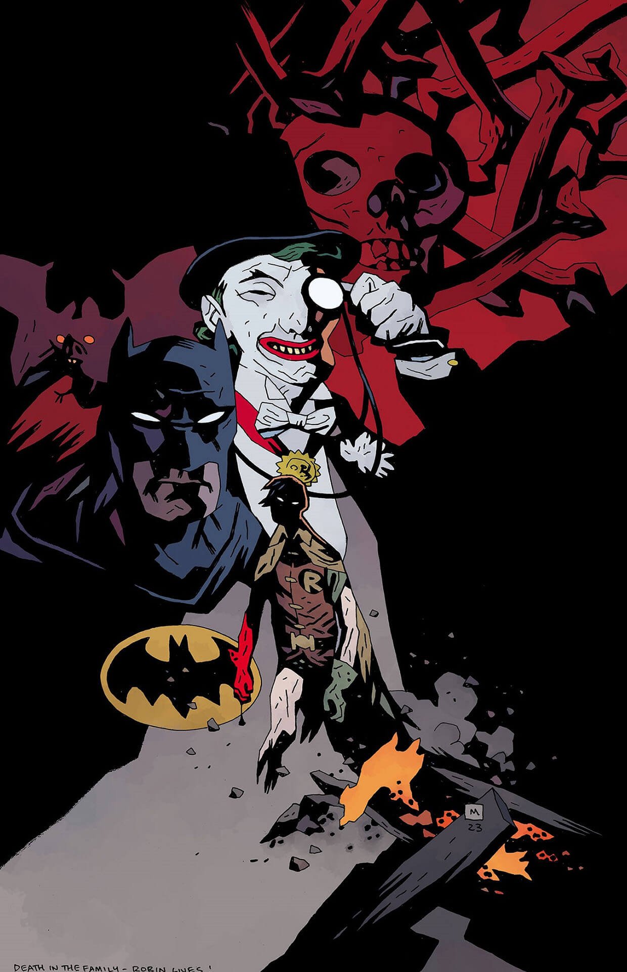 Cover variant di From the DC Vault: Death in the Family: Robin Lives! 1 di Mike Mignola