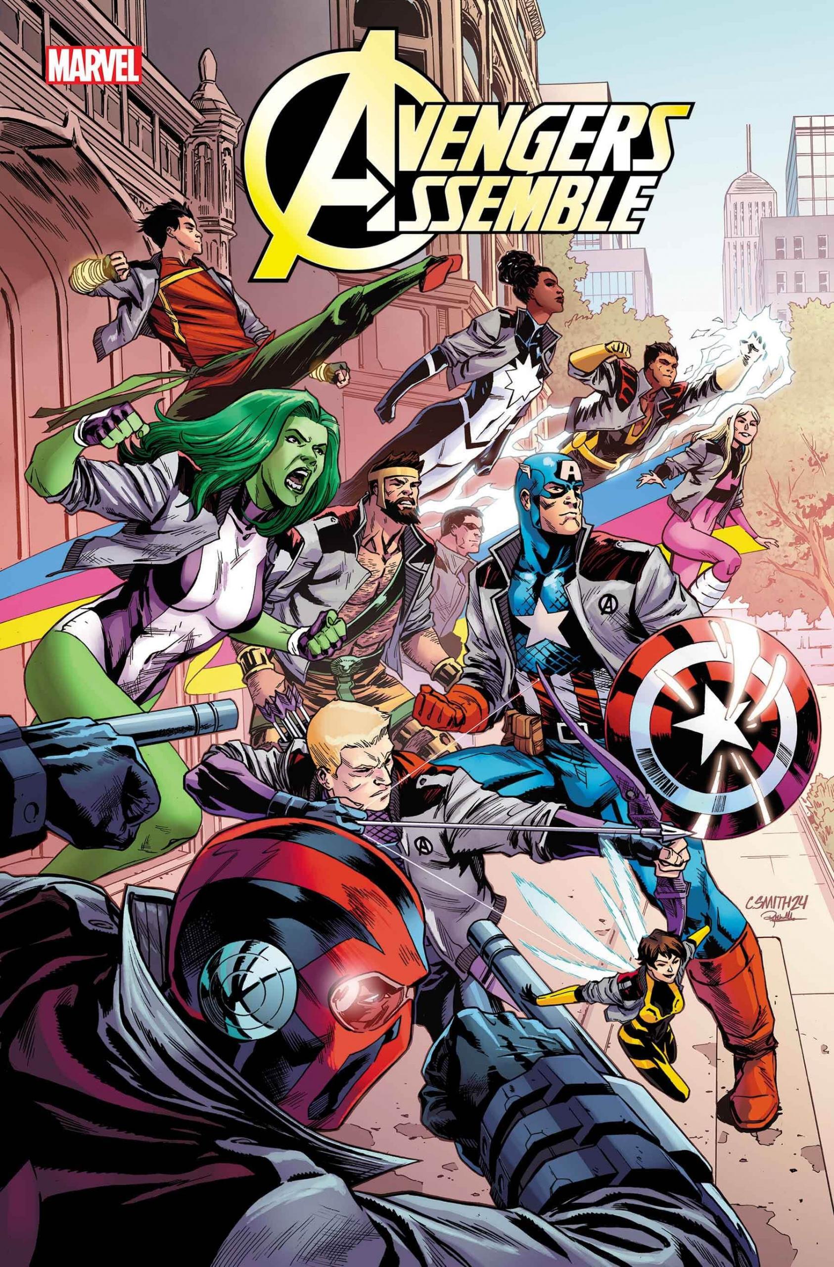 Variant Cover di Avengers Assemble 1 di Cory Smith