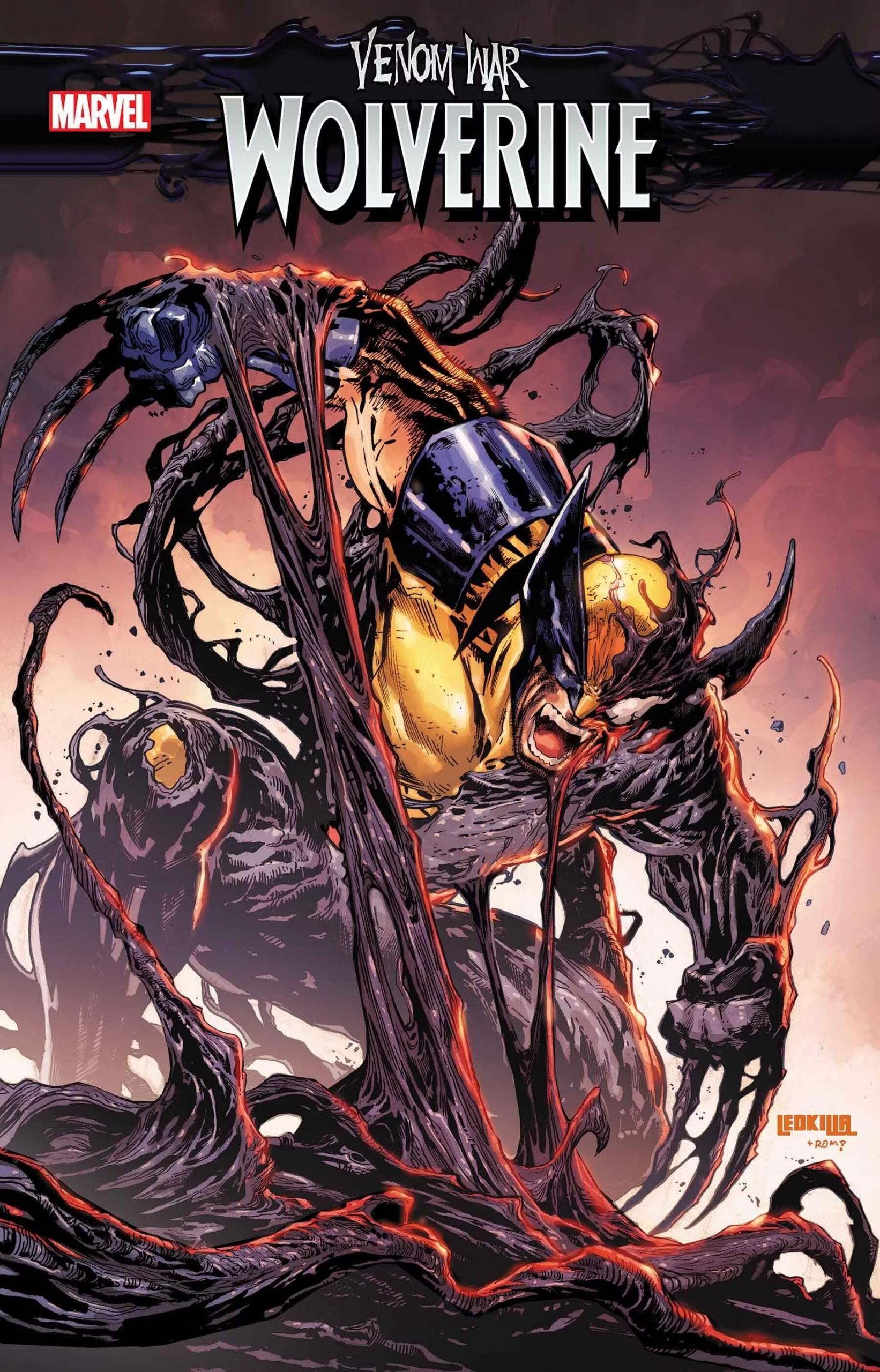 Cover di Venom War: Wolverine 1 di Ken Lashley