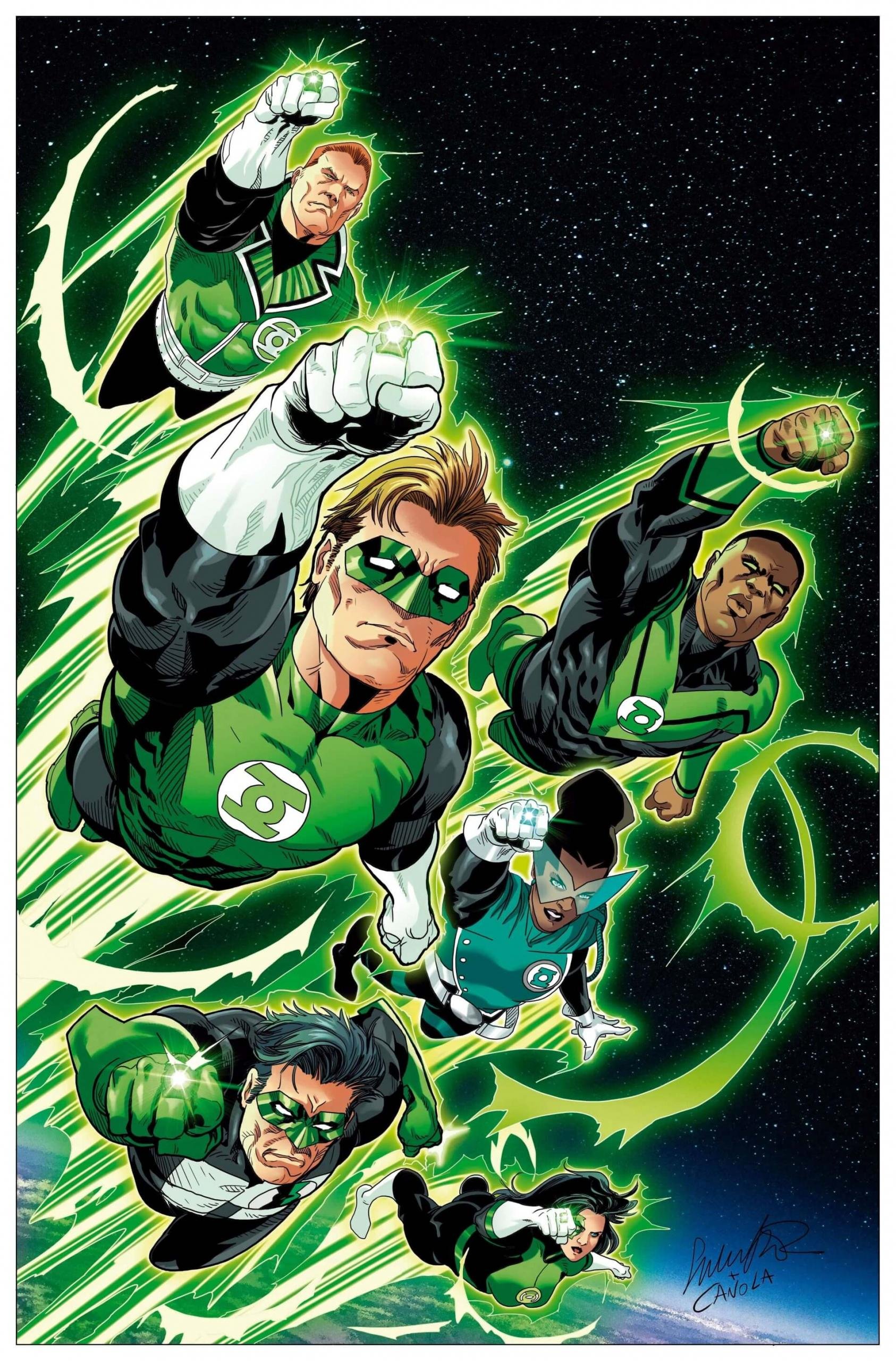 Cover di Green Lantern Civil Corps Special di Salvador Larroca