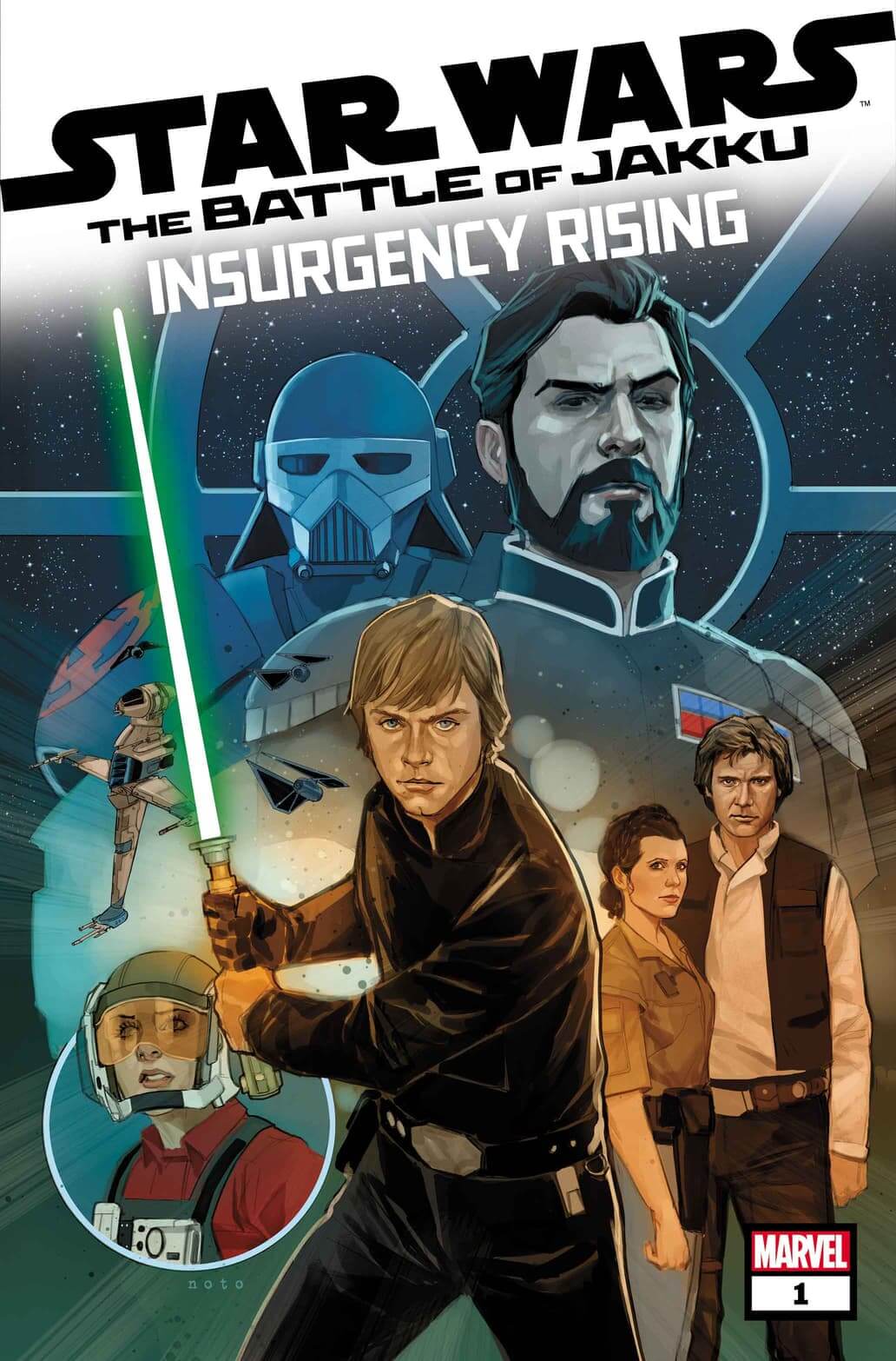 Cover di Star Wars: Battle Of Jakku — Insurgency Rising 1 di Phil Noto