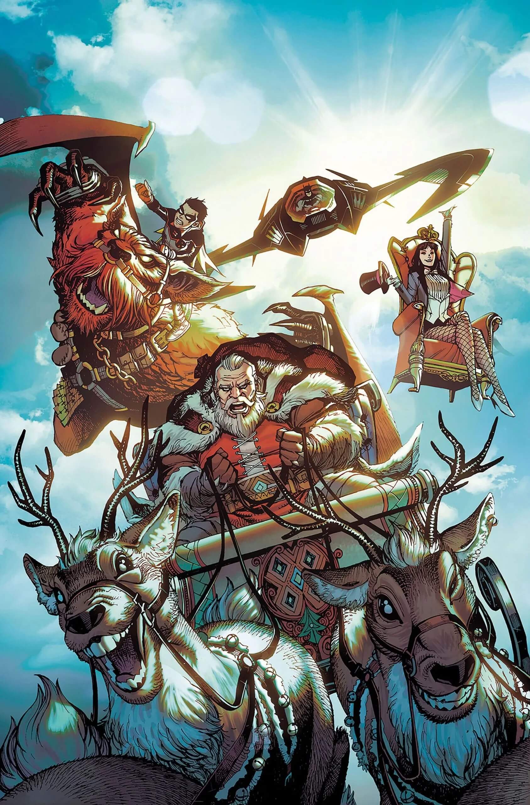 Cover di Batman - Santa Claus: Silent Knight Returns 1 di Bernard Chang