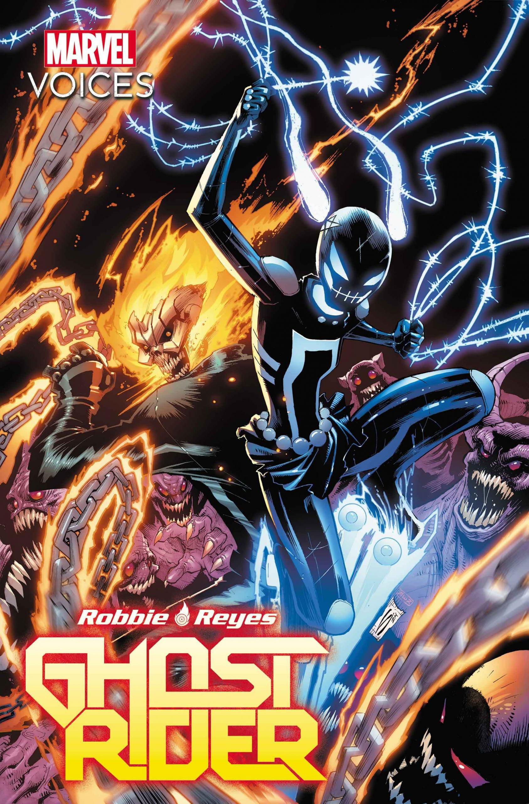 Variant cover di Ghost RIder: Robbie Reyes Special di Gerardo Sandoval, con l'esordio di Fantasma