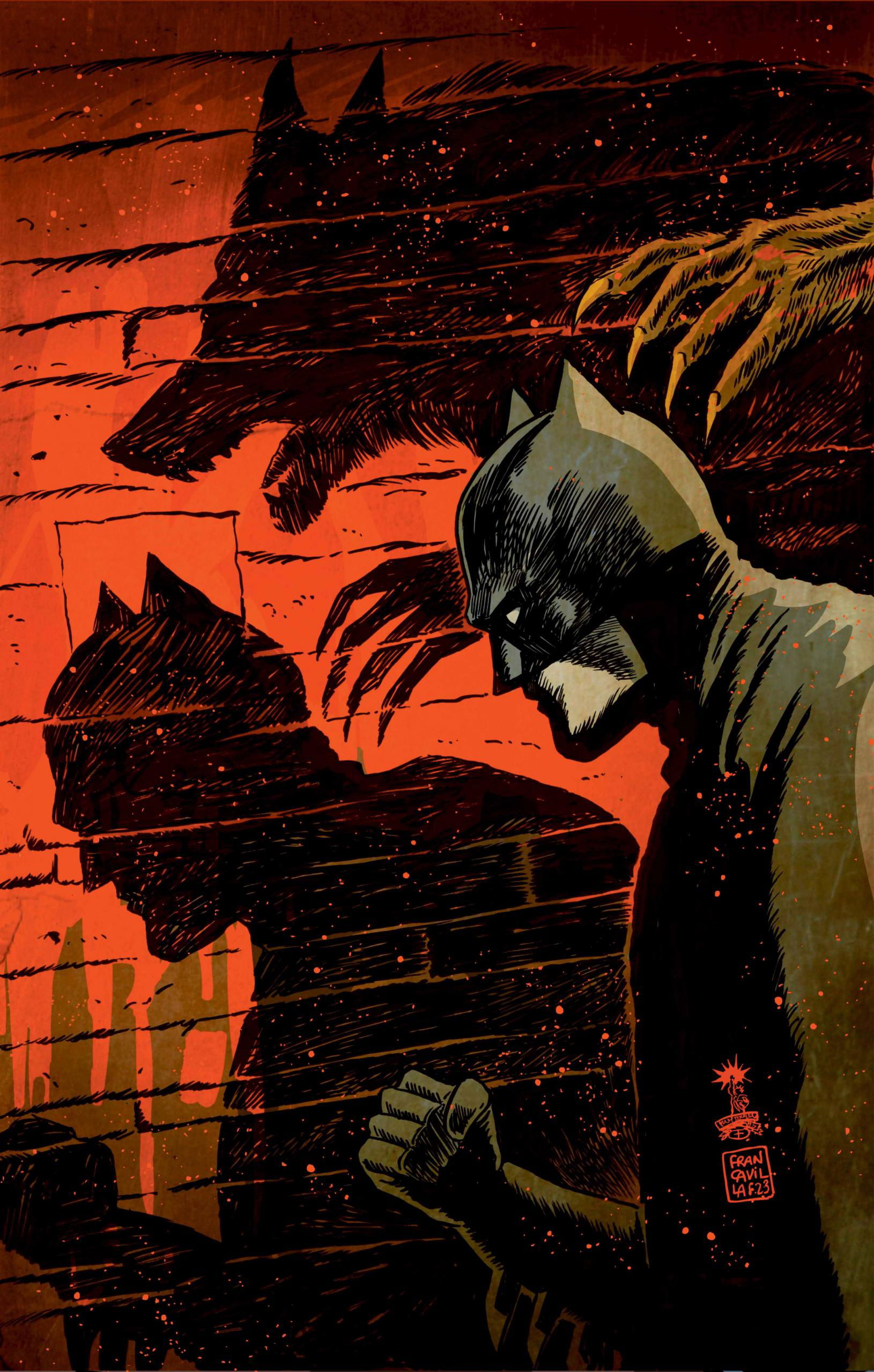 Variant cover di Batman: Full Moon 1 di Francesco Francavilla