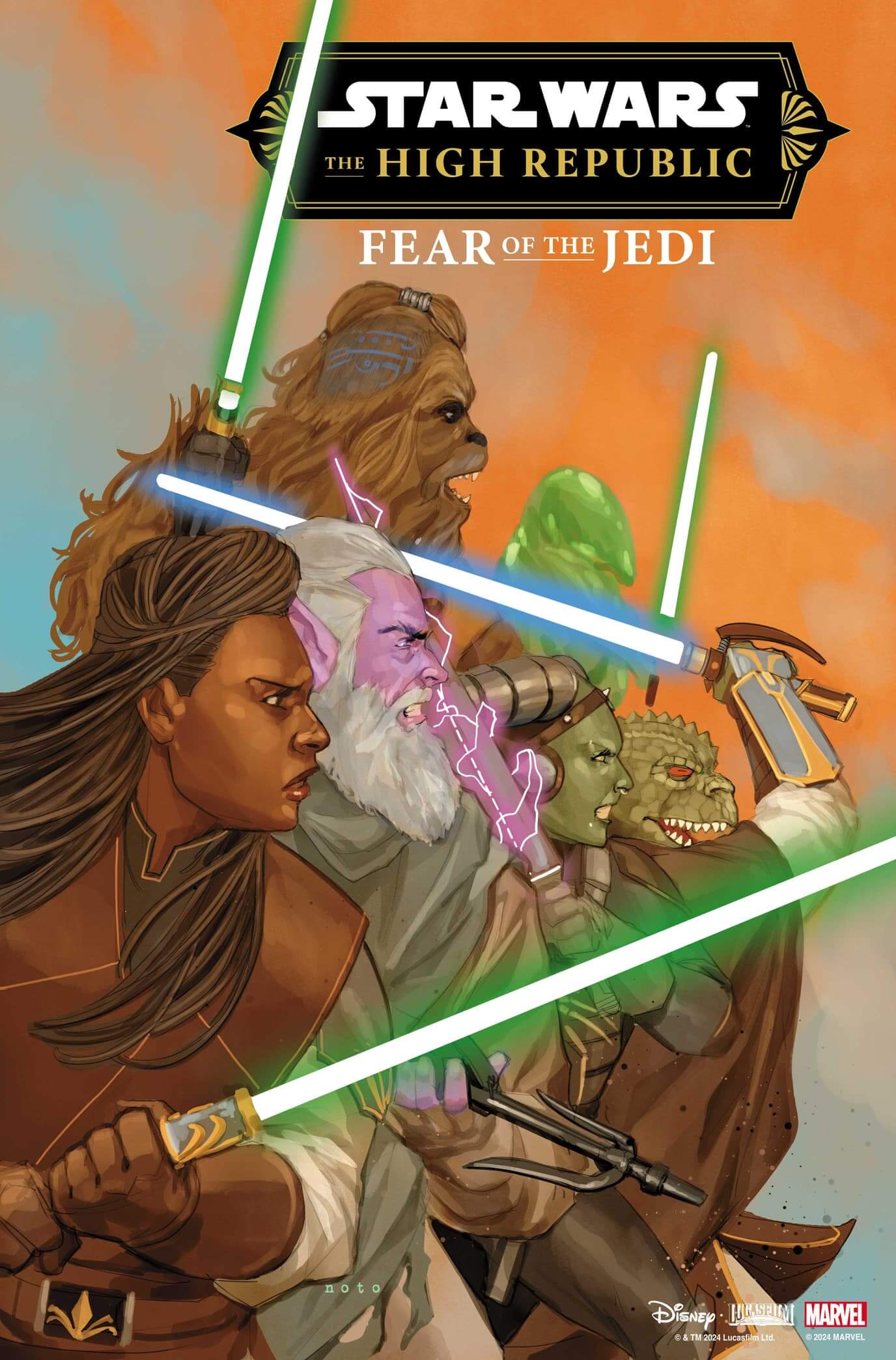 Cover di Star Wars: The High Republic - Fear of the Jedi 1 di Phil Noto