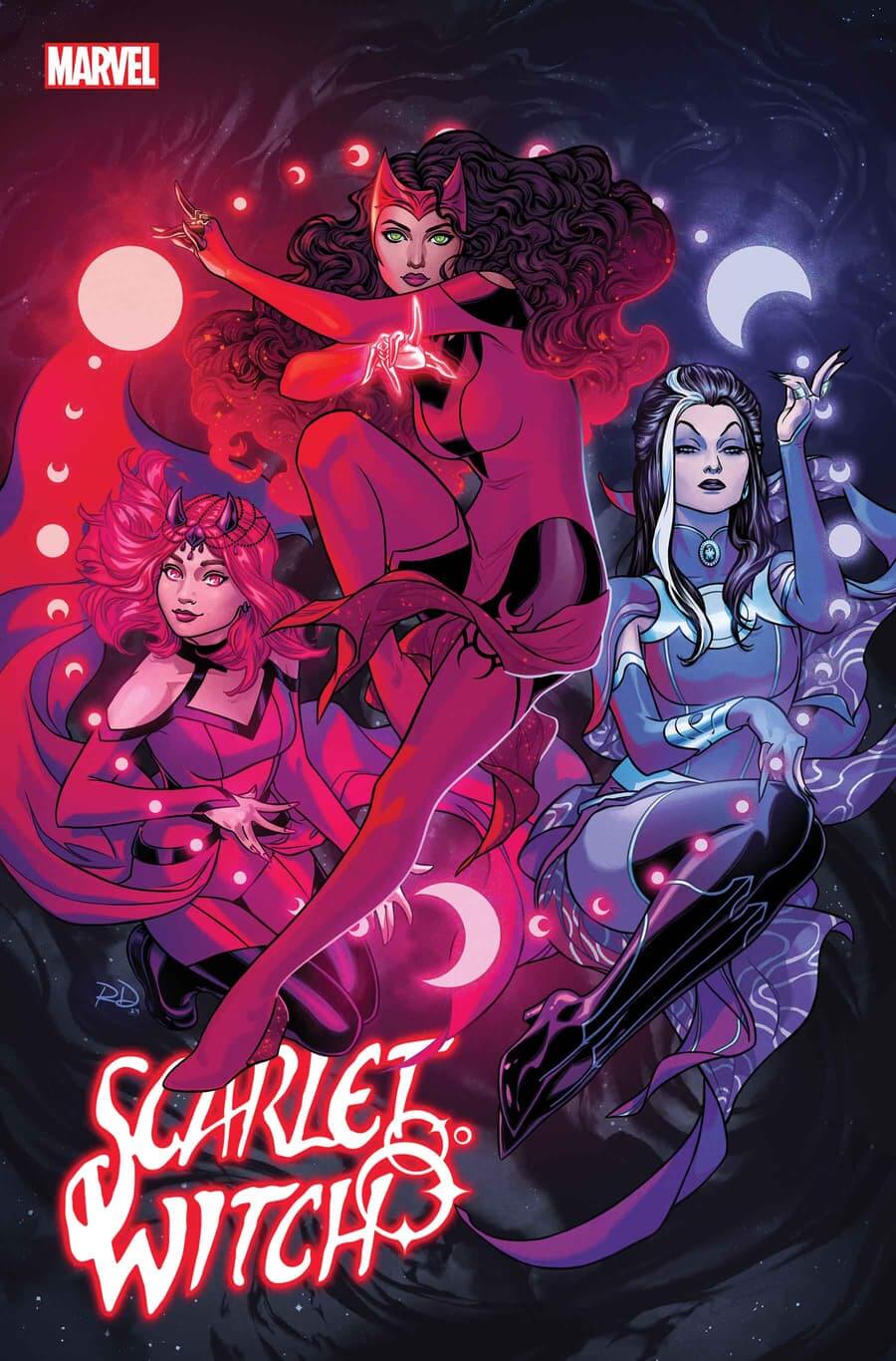 Cover di Scarlet Witch 6 di Russell Dauterman con l'esordio di Amaranth