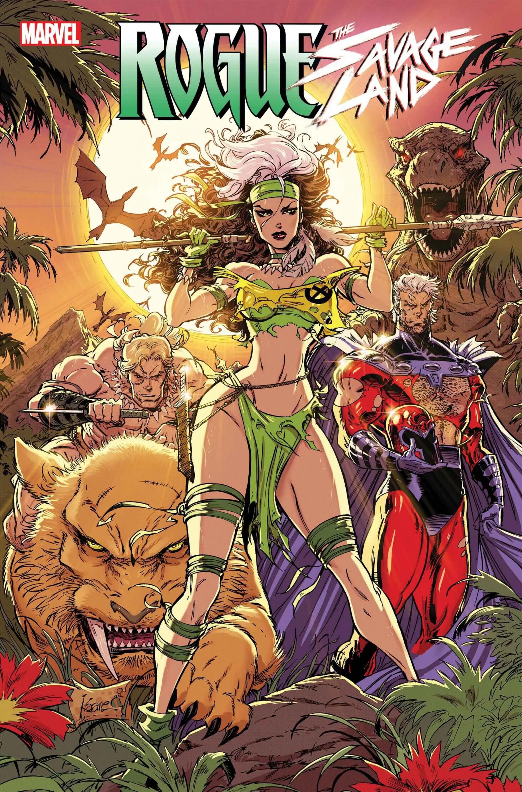 Cover di Rogue: The Savage Land 1 di Kaare Andrews