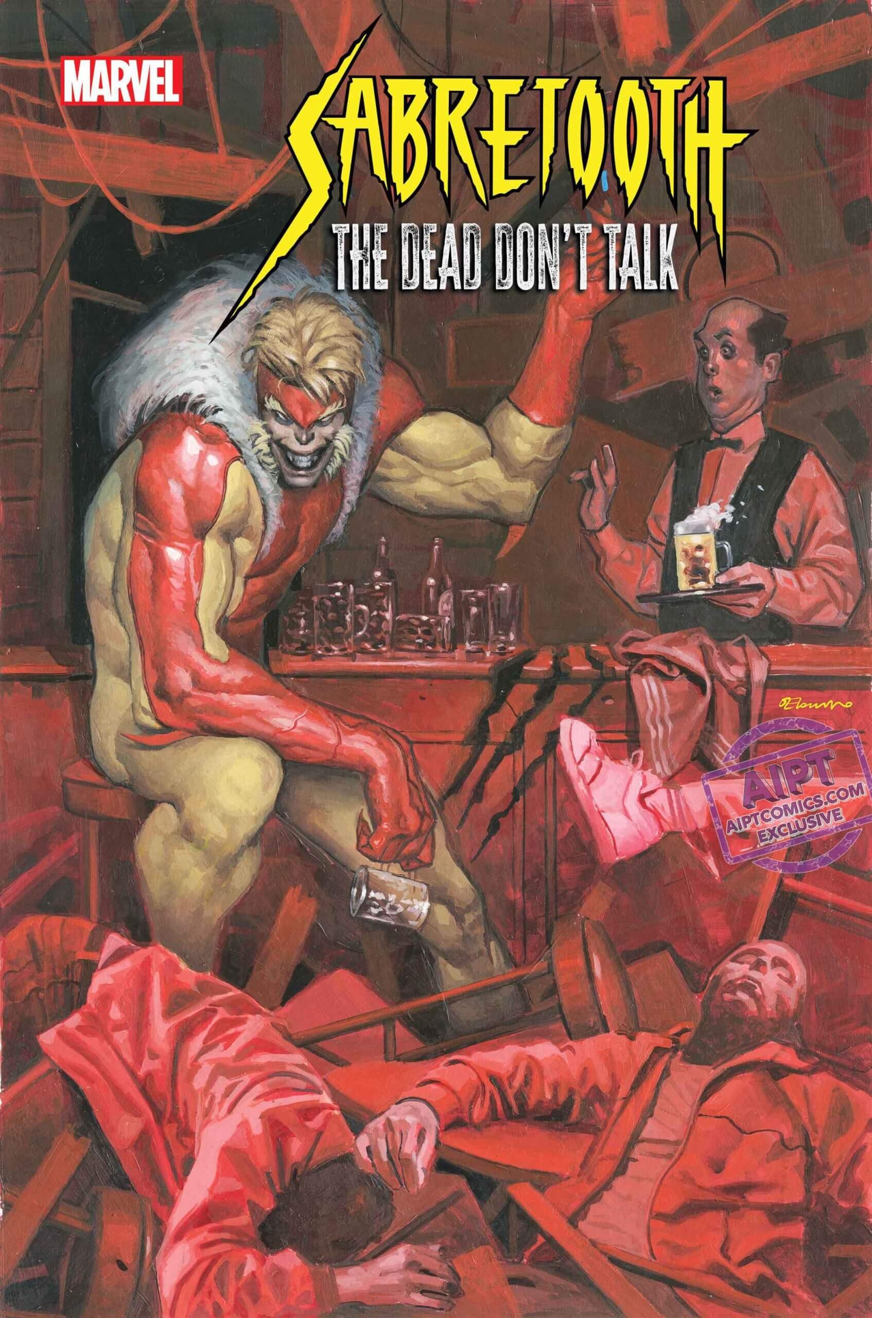 Cover di Sabretooth: The Dead Don’t Talk 1 di Fabrizio De Tommaso