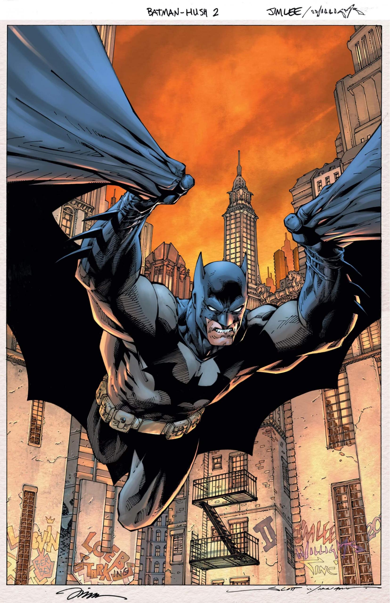 Cover di Batman 158 di Jim Lee, primo capitolo di Hush 2