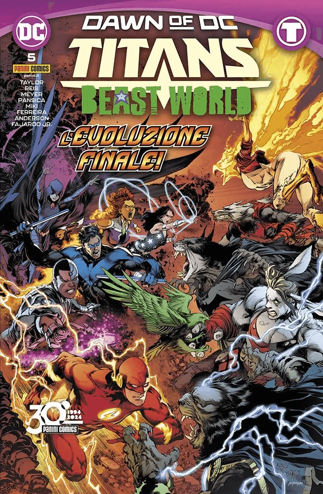 Titans: Beast World 5, tra le uscite DC Panini del 28 novembre 2024