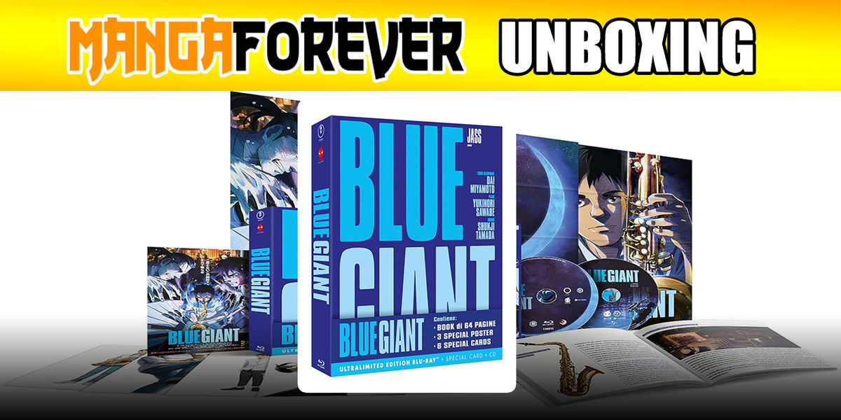 Blue Giant: unboxing e recensione del film anime musicale in home video article-post