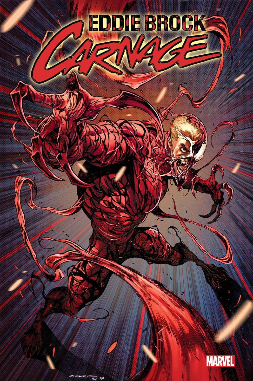 Cover di Eddie Brock: Carnage 1 di Iban Coello