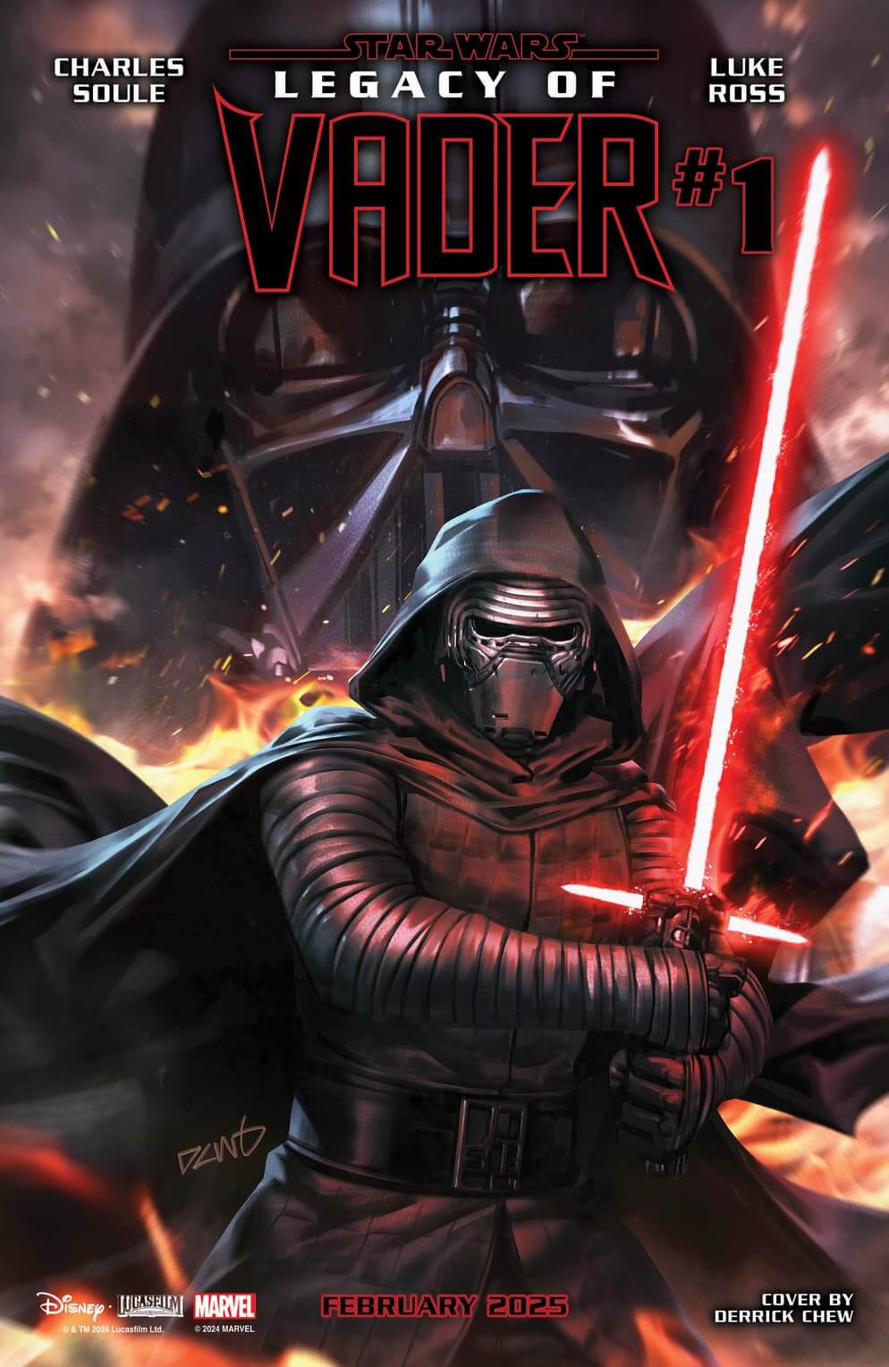 Cover di Star Wars: Legacy of Vader 1 di Derrick Chew