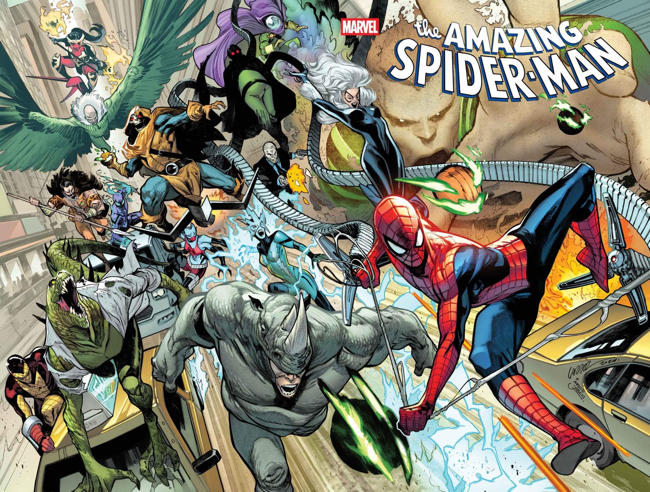 Cover di Amazing Spider-Man 1 di Pepe Larraz