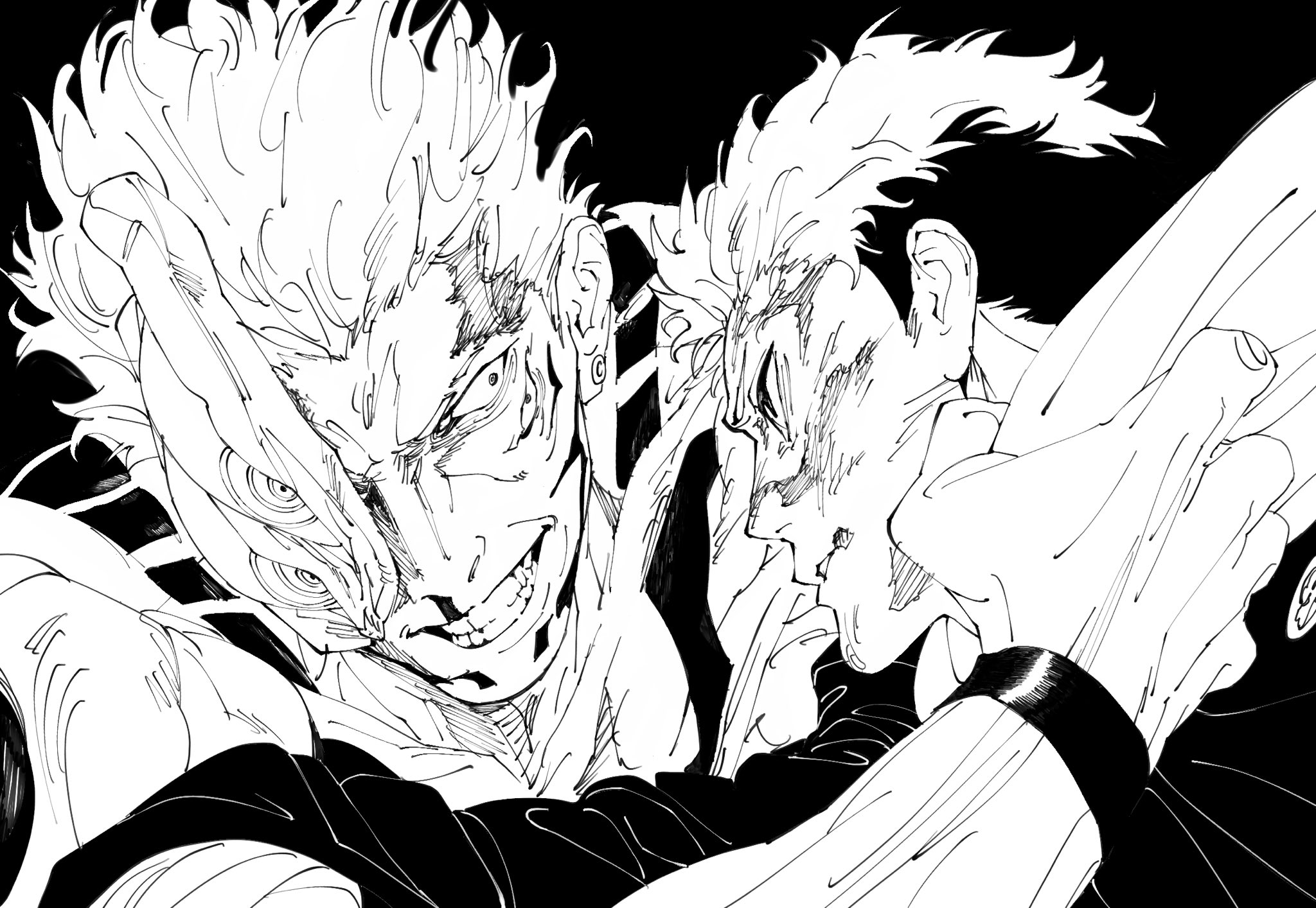 Jujutsu Kaisen: l’animatore anticipa lo scontro tra Sukuna e Yuji con una nuova illustrazione