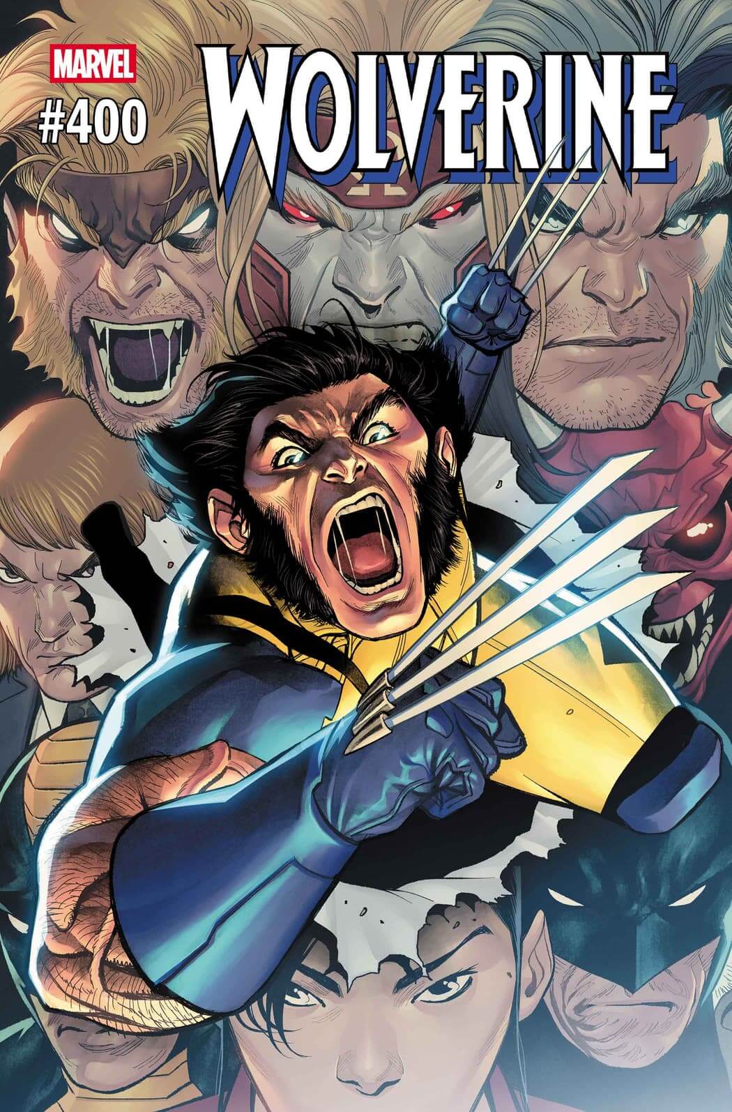 Cover di Martin Coccolo di Wolverine 8, numero 400 della numerazione Legacy