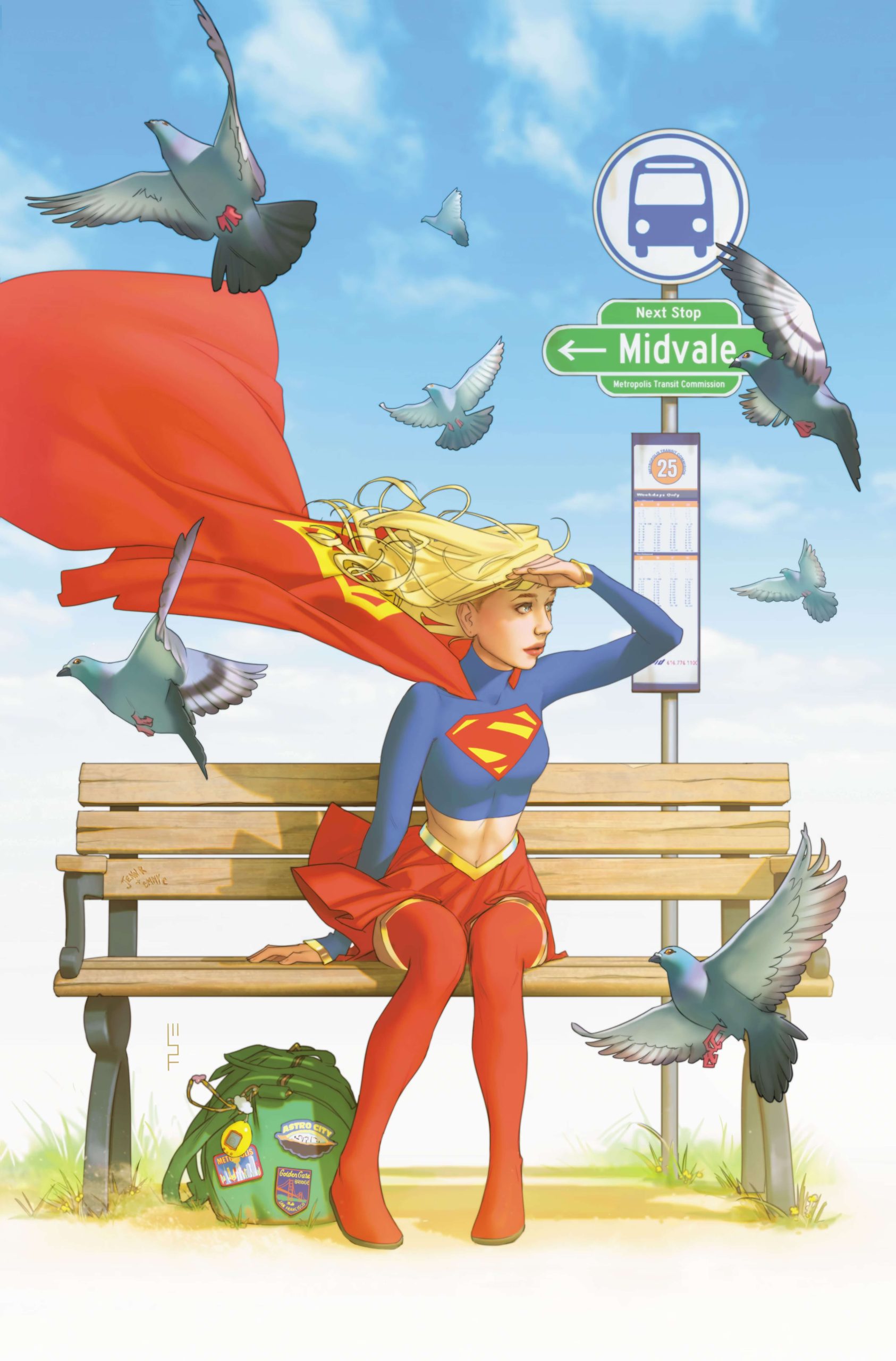 Variant cover di Supergirl 1 di W. Scott Forbes