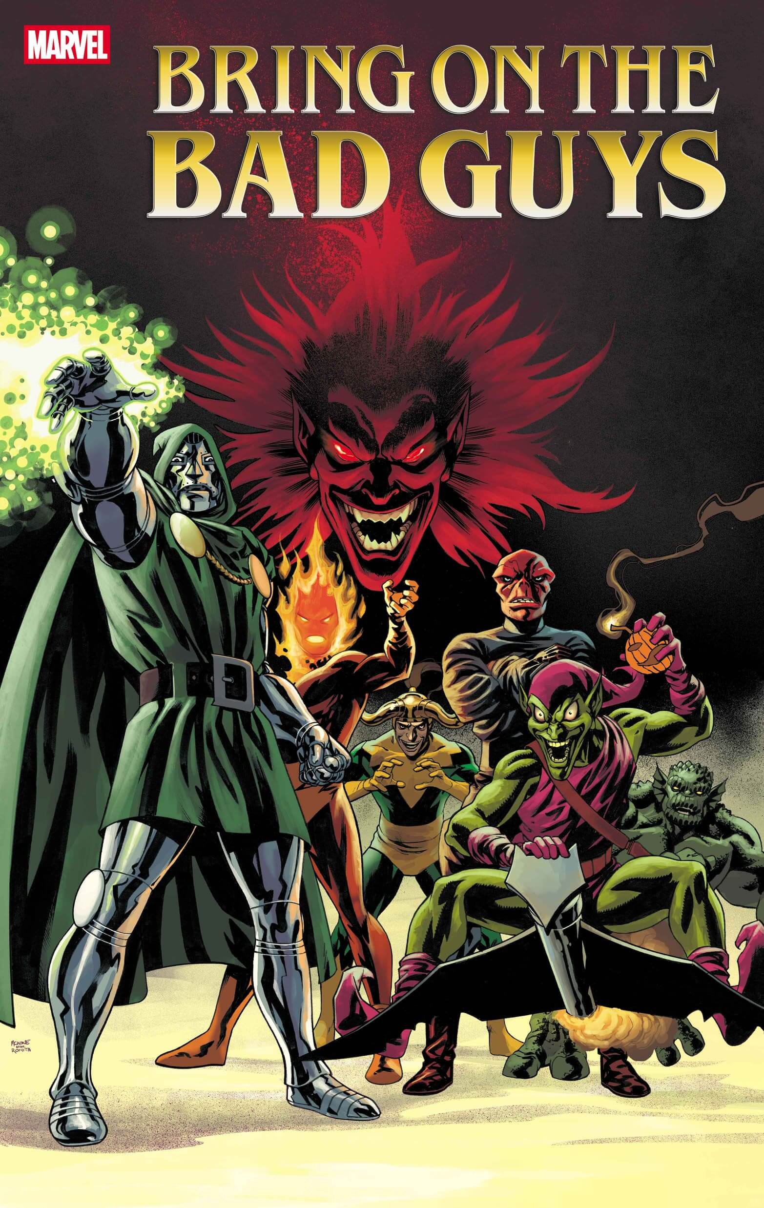 Variant Cover di Bring on the Bad Guys: Doom di Mike McKone, che omaggia l'originale di John Romita Sr