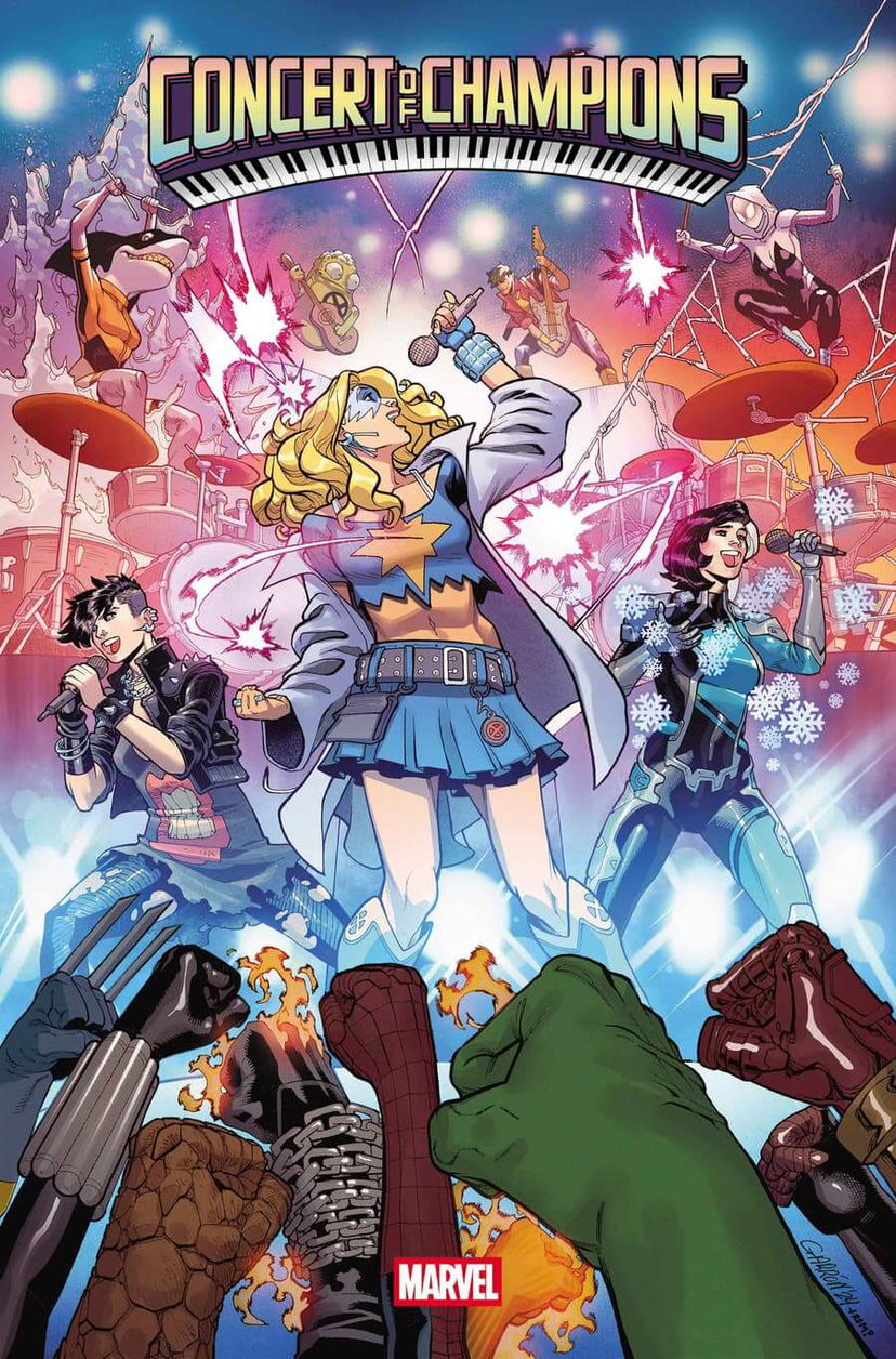 Concert of Champions: Dazzler, Luna Snow, Spider-Gwen e altri sul palco del grande concerto Marvel preview