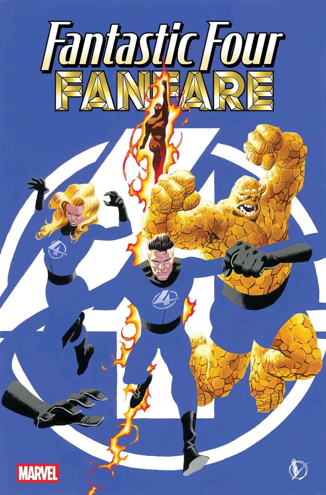 Cover di Fantastic Four Fanfare 1 di Matteo Scalera