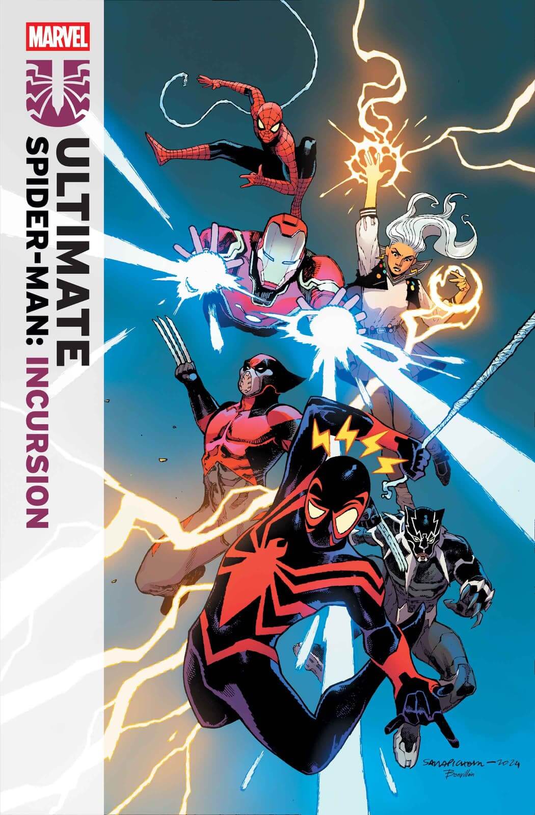 Cover di Ultimate Spider-Man: Incursion 1 di Sara Pichelli