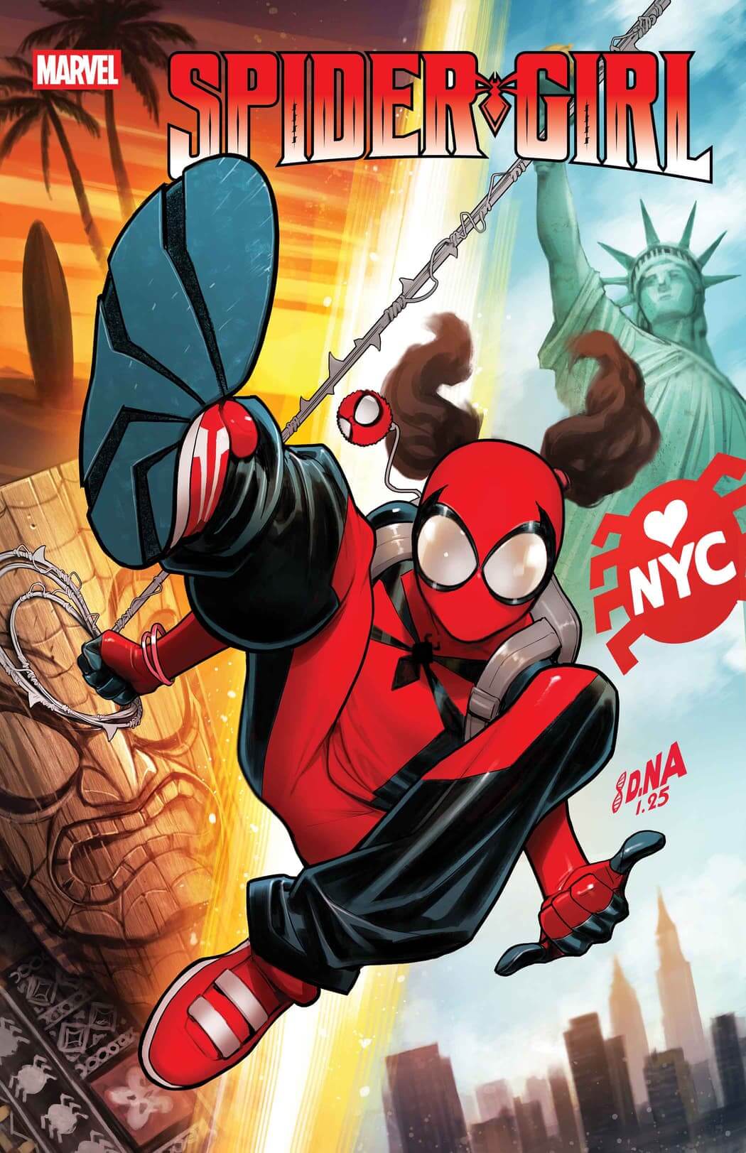 Cover di Spider-Girl 1 di David Nakayama