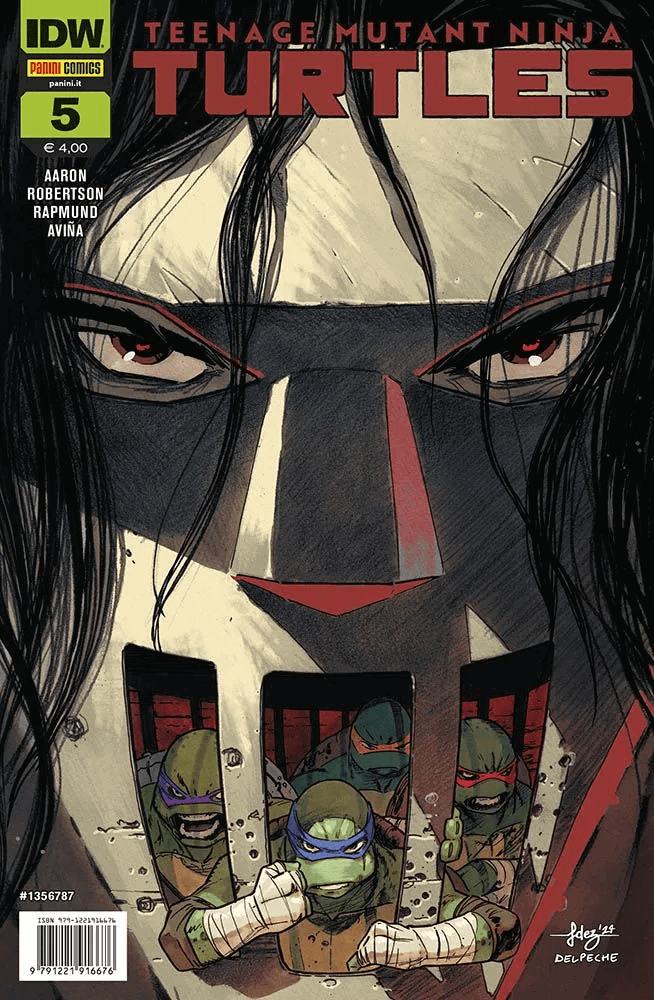 Teenage Mutant Ninja Turtles 5, tra le uscite Panini Comics del 24 aprile 2025