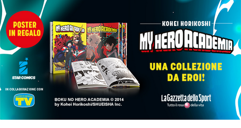 My Hero Academia: nuova edizione in arrivo con La Gazzetta dello Sport preview
