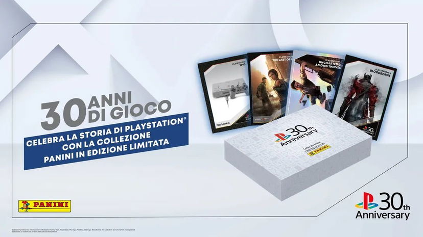 PlayStation e Panini celebrano i 30 anni con una raccolta di carte da collezione preview