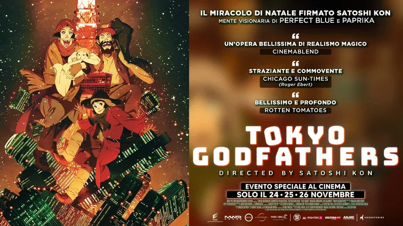 Tokyo Godfathers, il film natalizio di Satoshi Kon torna al cinema preview